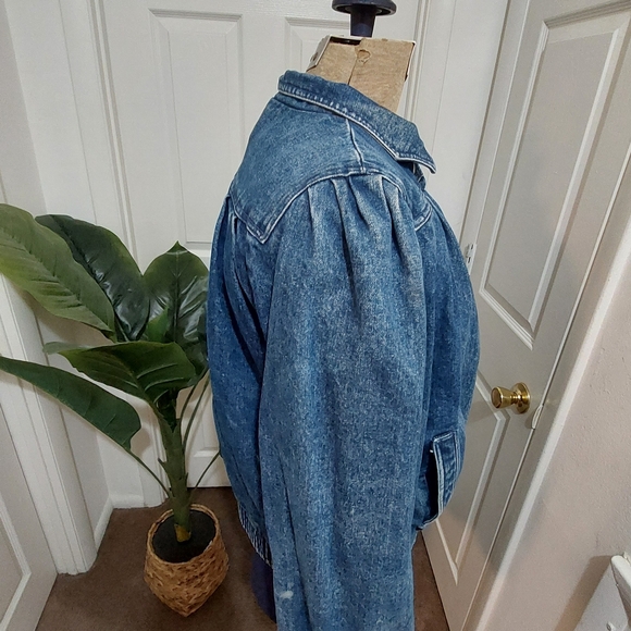 Vintage Blue Jean Jacket for Women - Picture 8 of 16